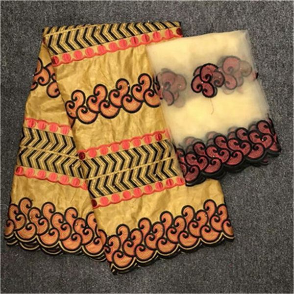 

nigerian lace fabric basin riche getzner 2018 nouveau african guinea bazin riche fabric basin getzner 5+2yards/lot hlb-4, Black;white