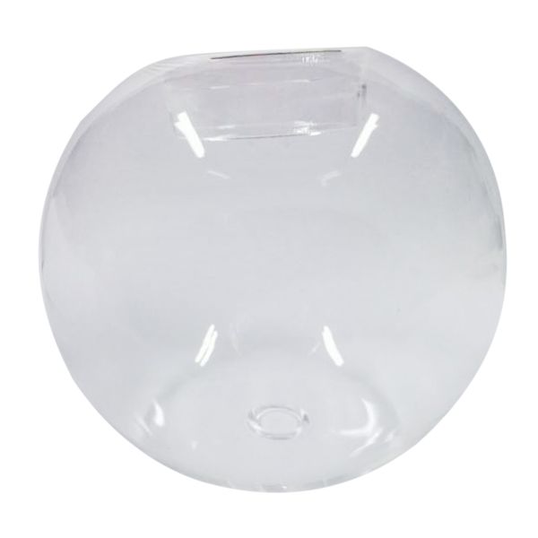 

6pcs clear glass ball shaped tealight candle holder candlestick candlestand