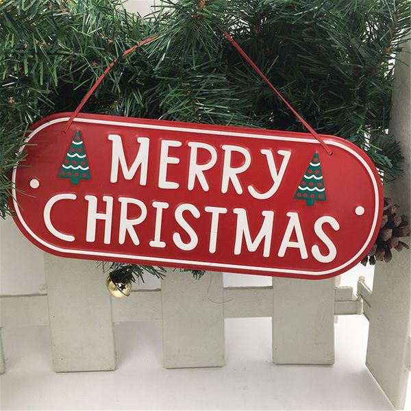 

christmas hanging ornaments new year alphabet house plate xmas party hollow door wall hanging pendant decor for the noel 2018