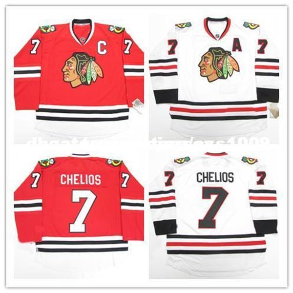 

custom chris chelios chicago blackhawks hockey jersey stitch add any number any name mens hockey jersey xs-6xl, Black;red