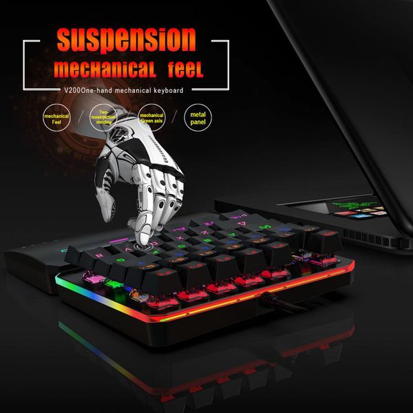 

one-handed mechanical gaming keyboard