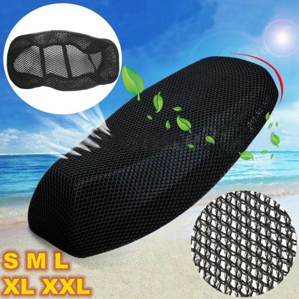 

3d motorcycle electric car net seat cover scooter mesh breathable cushion mat 1