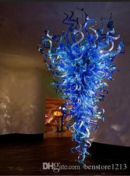 

murano glass chandelier light modern pendant lights blue blown glass chandelier led bulbs