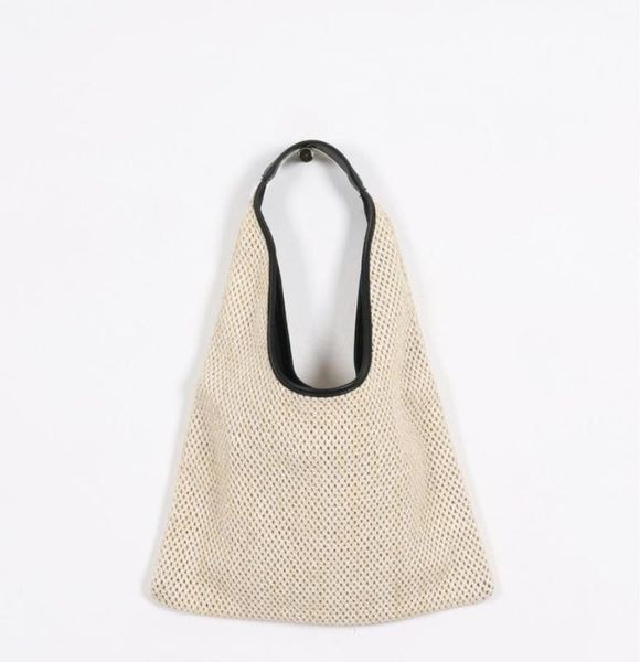 

fashion woven shoulder bags for women 2020 woven female bag large capacity summer beach shopping casual totes pursesand handbags