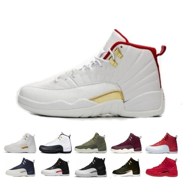 

drop shipping taxi game royal 12 12s basketball shoes fiba bumblebee gs cny michigan white grey gym red mens nakeskin jordan retros