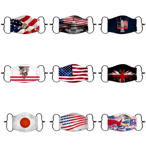 

cotton face masks washable reusable breathable anti dust mask pm2.5 dustproof designer mask 10styles rra3066 #5281