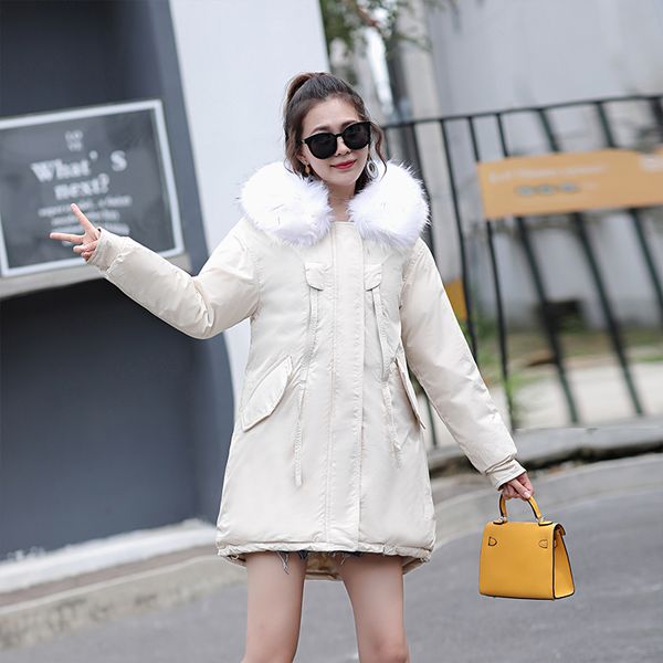 

nice new lady fashion coat winter jacket women outerwear zipper wadded jacket female padded parka women overcoat 3xl, Black