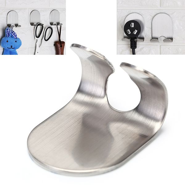 

304 stainless steel razor holder shaving razor rack bathroom viscose hook men shaving shaver shelf