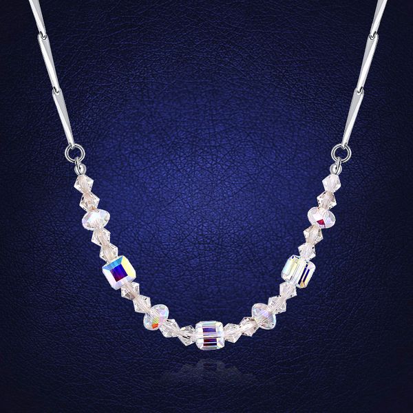 

new crystals from choker necklace collares pendant good statement necklace for women jewelry bijoux, Golden;silver