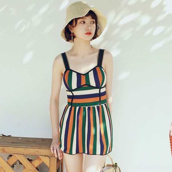 

direct vicki students spring swimsuit women's conservative one-piece boxer camber swimsuit, White;black