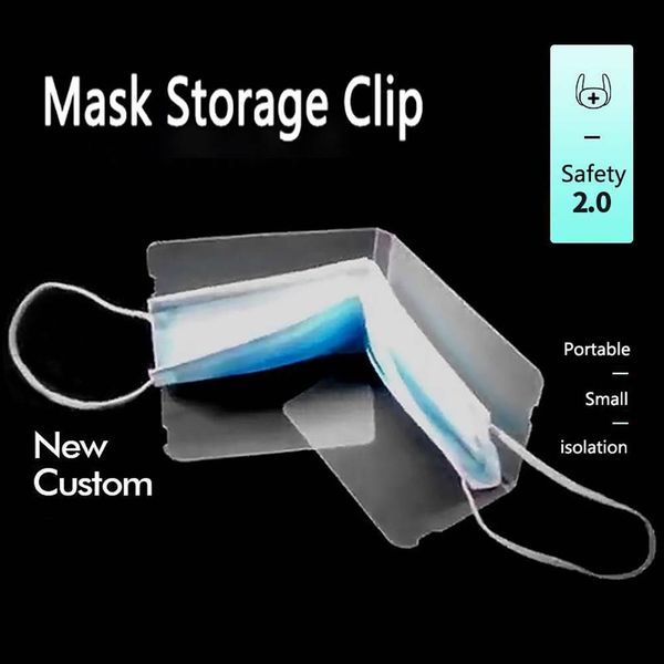 

10pcs mask storage folder foldable mask storage box mask temporary folder
