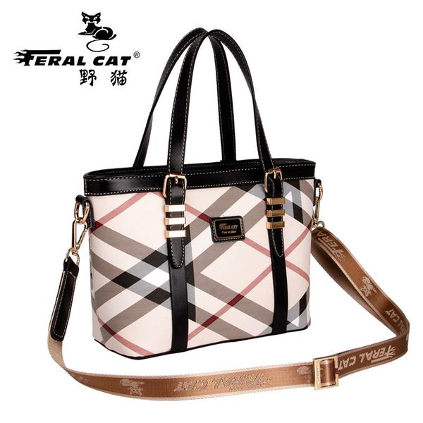 

feral cat designer brand fashion ladies hand bags luxury shoulder bags women leather handbags bag female bag