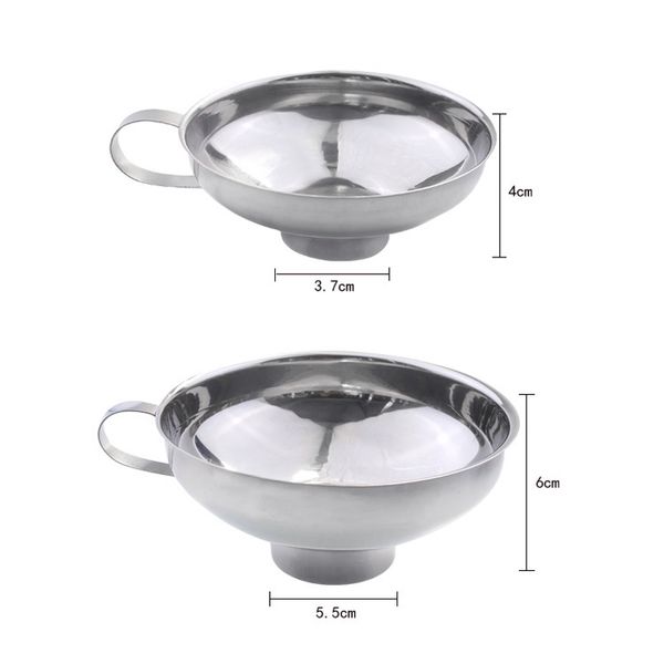 

stainless steel wide mouth funnel for beans jam food powder kitchen gadgets dnj998
