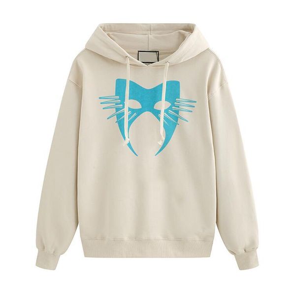 

роскошная толстовки для мужские толстовки бренд весна осень мужские фуфайки с маской patterns вскользь mens tops 3 цвета размер m-2xl, Black