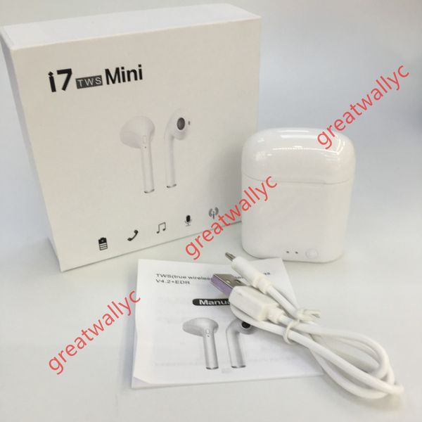 

I7 mini i7 tw wirele bluetooth earphone earbud with charge box for iphone x 8 am ung 10 v i9 i11 tw