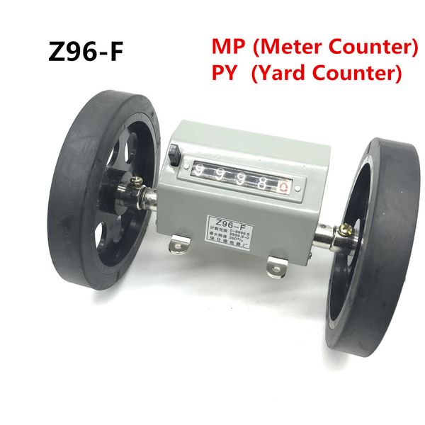 

5 digits z96-f scroll/rolling wheel 1-9999.9m counter textile machinery meter counting / yard counter mechanical length