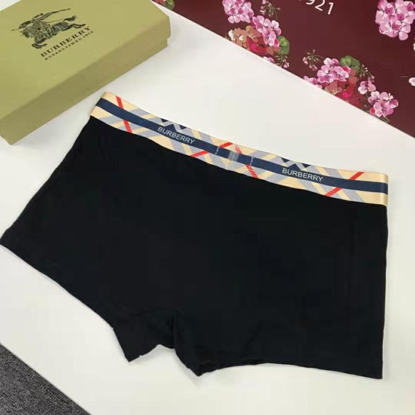 

4pcs/lot 11 colors cotton men boxers breathable mens underwear branded boxers logo underwear male boxer, Black;white