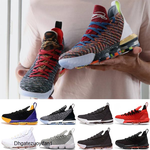 

2019 designer basketball shoes 16s 1 thru 5 oreo fresh bred 16 mens shoe trainers sports sneaker shoes size 7-12