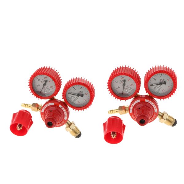 

2pieces propane regulator medium duty for bbq cutting operations brass
