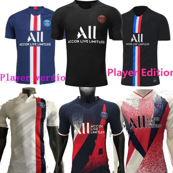 

2019 player version psg mbappe icardi home away orange black cavani mens camisetas football shirt maillots de foot paris soccer jerseys 2020, Black;yellow