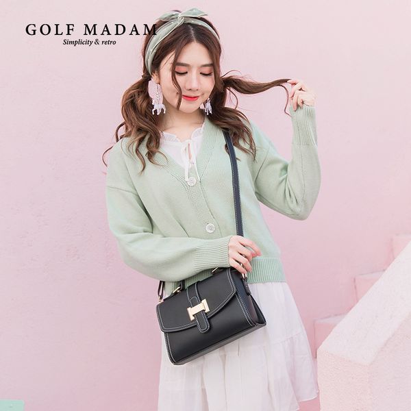 

2020 new women's shoulder bag women's handbag messenger bag small square leather korean fashion