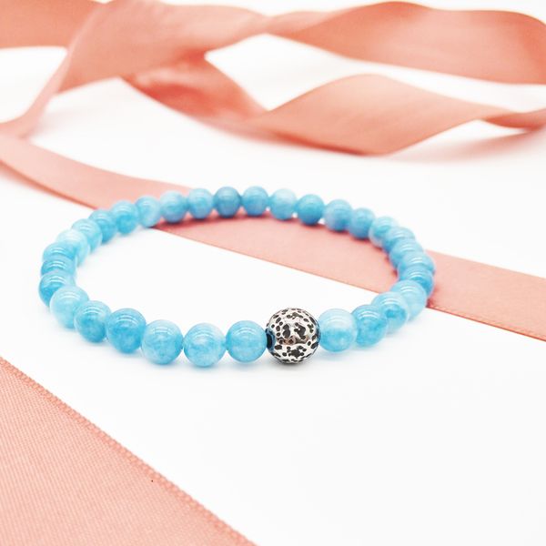 

wholesale natural stone beaded women bracelets handmade stainless steel charm bracelet jewelry gift 50pcs/lot+ing, Black