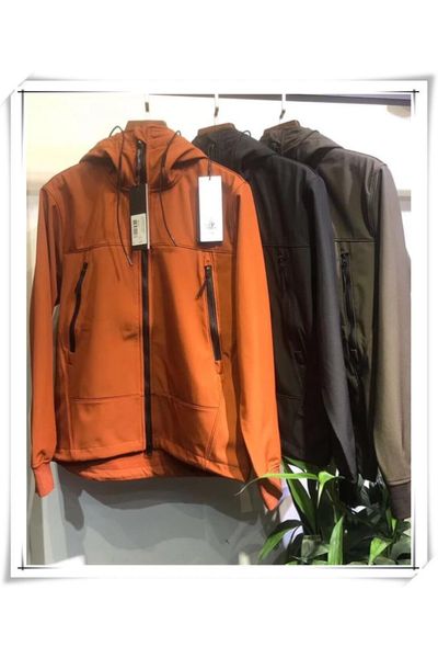 

cp toney company 2019 spring and autumn loose european and american style men's jacket coat glasses hat plush and thickened 3 colors, Black;brown