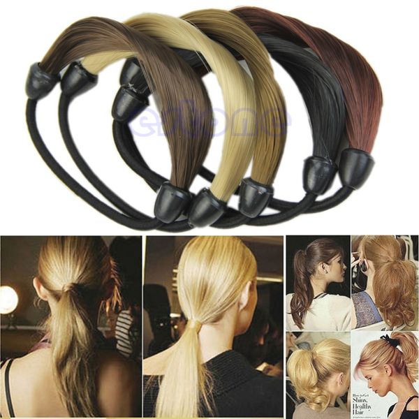 

fashion korean wig hair ponytail holders plaits hair twist rubber band headband