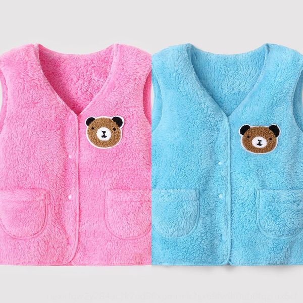 

pzg7s 2019 warm vest coral fleece vest men's warm children's clothing woolen cardigan children's clothing and women's ba, Camo