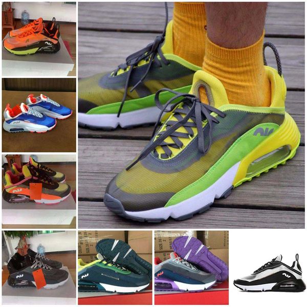 

arrival stock x cushion 2090 mens women running shoes duck camo clean white black designer 2090s luxury utility run sports trainers sneakers