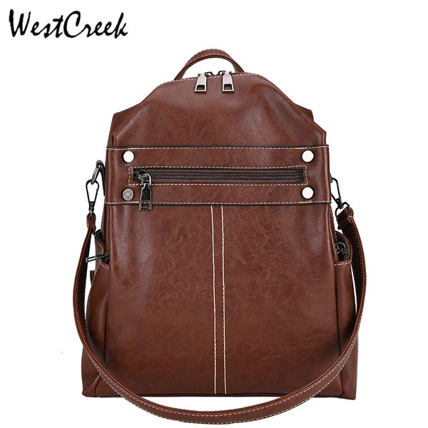 

westcreek brand women backpack purse waterproof anti theft shoulder bag wear-resistant multi-purpose travel backpacks bookbag