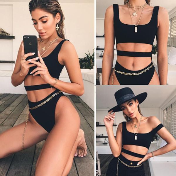 

из женщин купальники sexy разрез шеи one piece купальники лето новое прибытие женщин swimsuit конструктора hollow, White;black