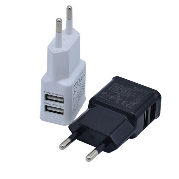 

5v / 1a путешествия портативный wall двойной usb зарядное устройство для зарядки eu plug адаптер для samsung android смартфон