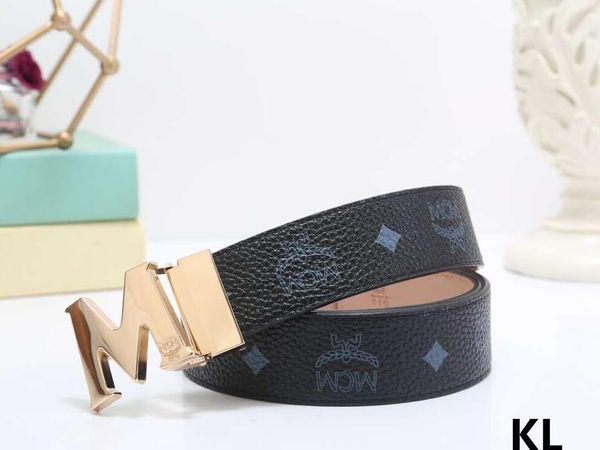 

luxury belt casual letters smooth buckle premium belt box brand belt men's fashion designers men and women 06, Black;brown