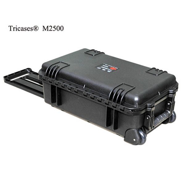 

m2500 shanghai tricases factory new style waterproof pp hard equipment cases with cube foam