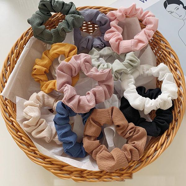 Women Girls Cloth Elastic Ring Hair Ties Accessories Ponytail