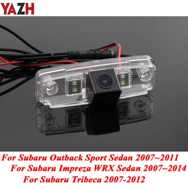 

yazh for outback sport impreza wrx / sti sedan tribeca ccd night vision car reverse backup camera rear view camera hd