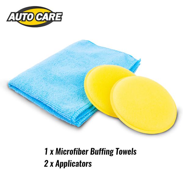 

1pc автомобилей microfiber полировка полотенце из нержавеющей стали полировка ткань с 2 аппликаторы окно ветровое стекло shine ткань для очи