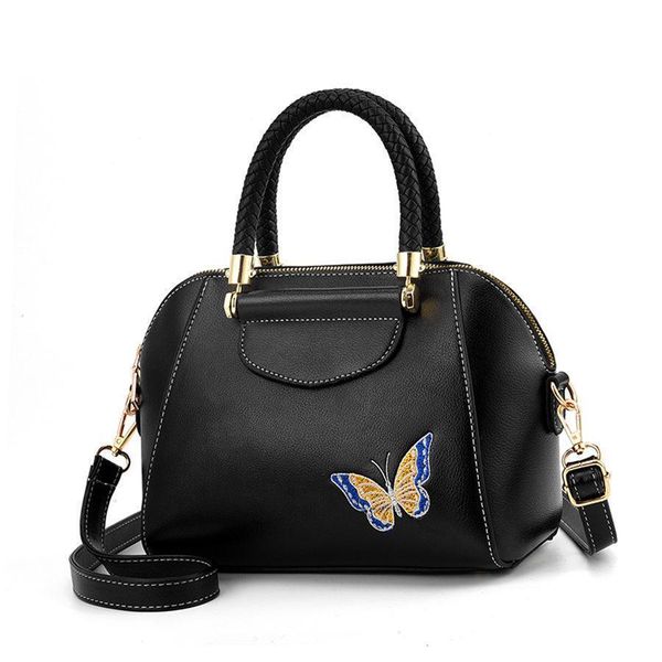 

good qualityseashell women's handbag embroidered crossbody bags for women 2019 butterfly print luxury handbags women bags designer