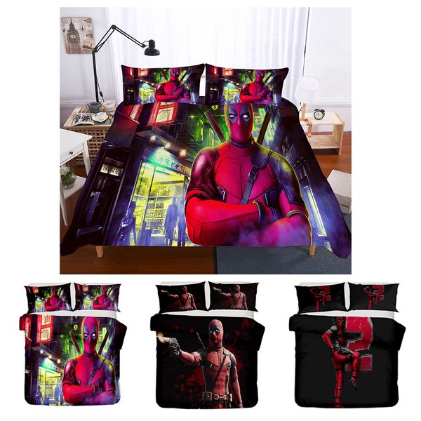 3d Printed Bedding Deadpool Pattern Bedding Sets Duvet Cover Set