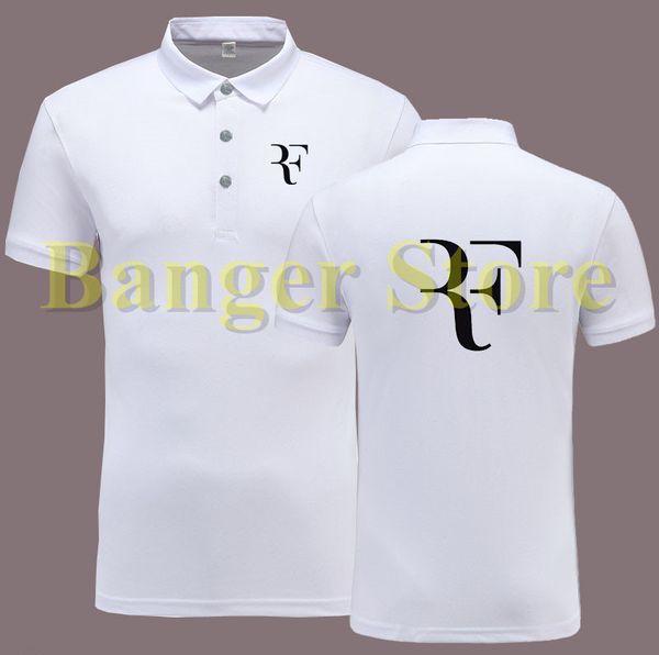 

Roger Federer Rf Logo Polo Shirts Collared Shirt Buttons Dress Shirt Polo Shirt for Women and Men Designer Polos Luxury Polos