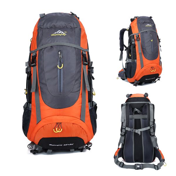 

65+5l men women camping trekking bags large capacity mountaineering backpack outdoor hikking backpack rucksack travel bag
