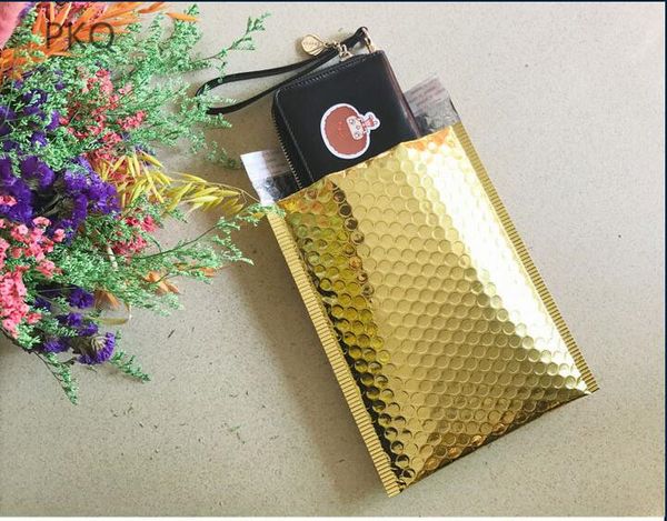 

20*25cm waterproof mailing envelopes golden metal shipping bag courier envelope shipping package envelopes