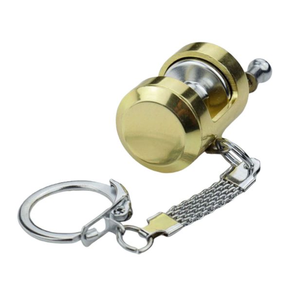 

mini drum wheel trolling reel key chain fishing reel keychain diameter 20mm