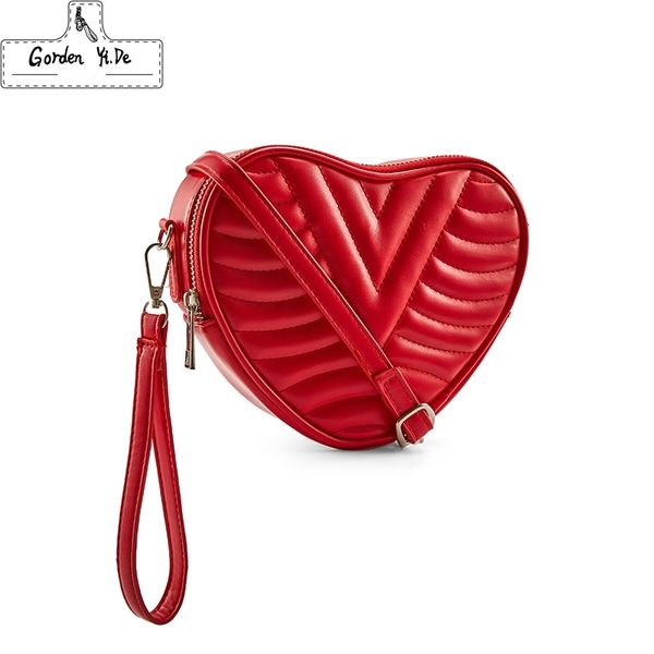 

new women wave heart bag shoulder bags crossbody waist pack bags handbags women famous brands purses female messenger bag
