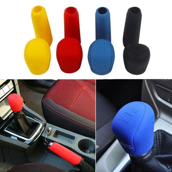 

manual gearshift lever cover for car gear shift lever silicone dust-proof covers automobile