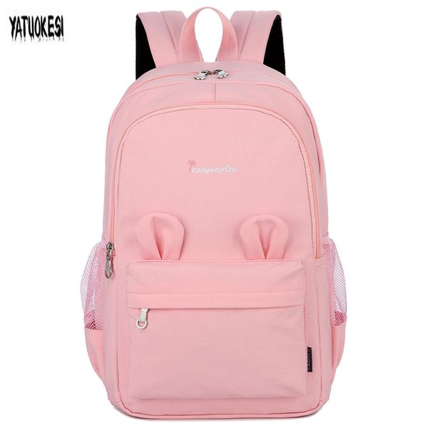 

рюкзак женщин 2020 женщин способа nylon solid color емкость student рюкзак мило и легкие mochila féminin
