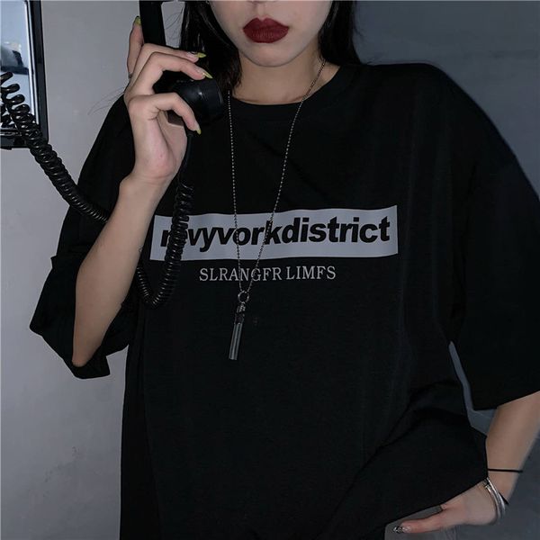 

короткие рукава свободные женщин mens summer high street tops black female printed tee harajuku сыпучие письмо повседневный футболку, White