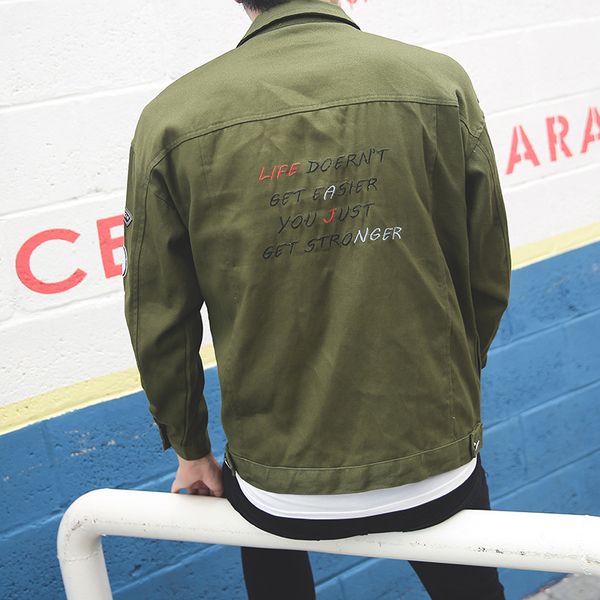 

zogaa 2019 fashion denim jacket male spring autumn new korean version young students bf wind handsome men's jackets sale, Black;brown