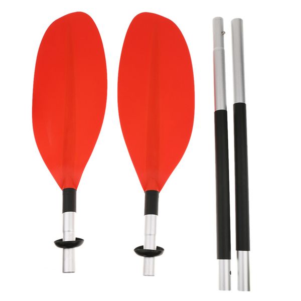 

foldable kayak canoe paddles practical portable durable lightweight aluminium alloy detachable paddle for inflatable boat canoe2